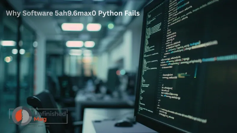 Why Software 5ah9.6max0 Python Fails