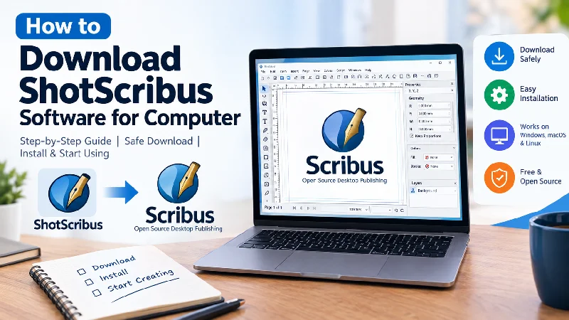 how to download ShotScribus software for computer